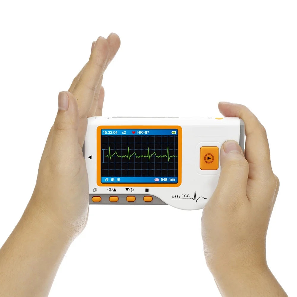 Handheld LCD EKG Device with USB Cable Q9925