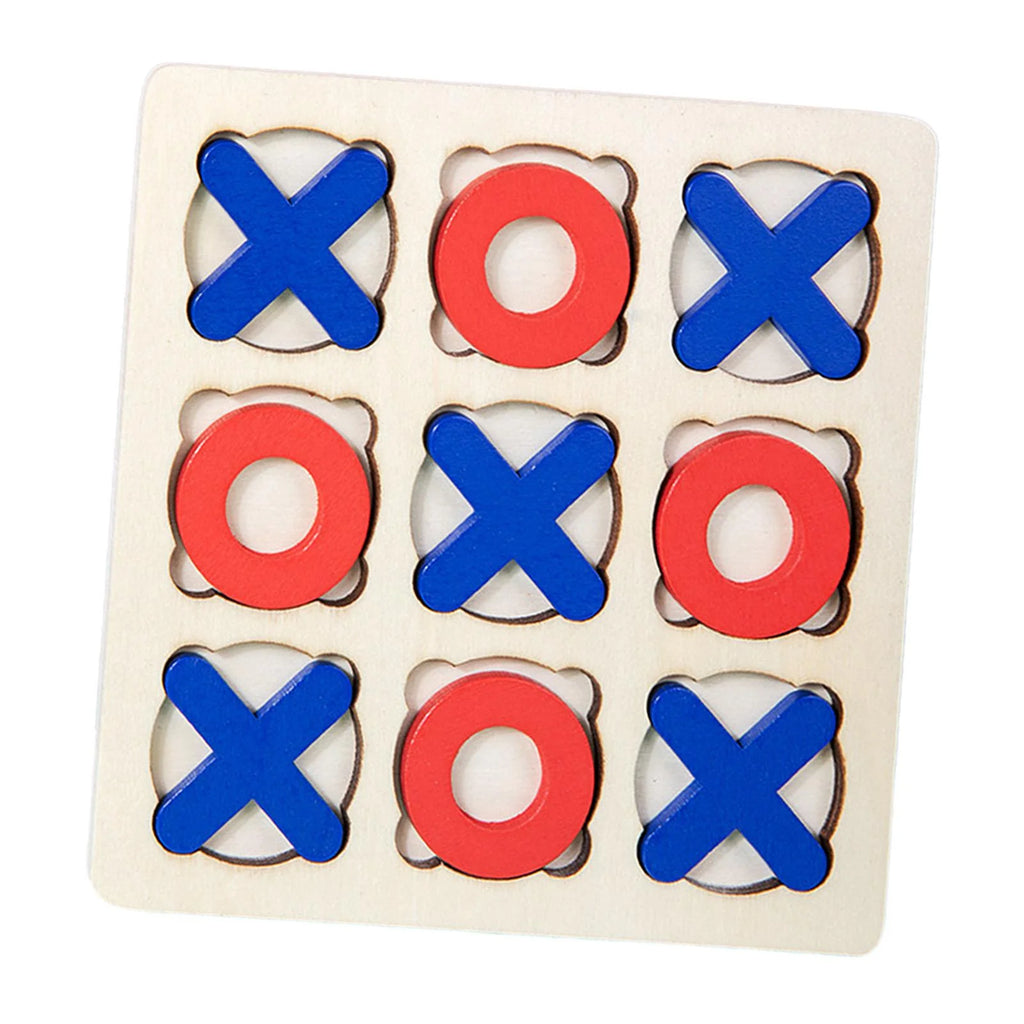 Tic Tac Toe Board Game 14.7x14.7cm Table Toy X6683