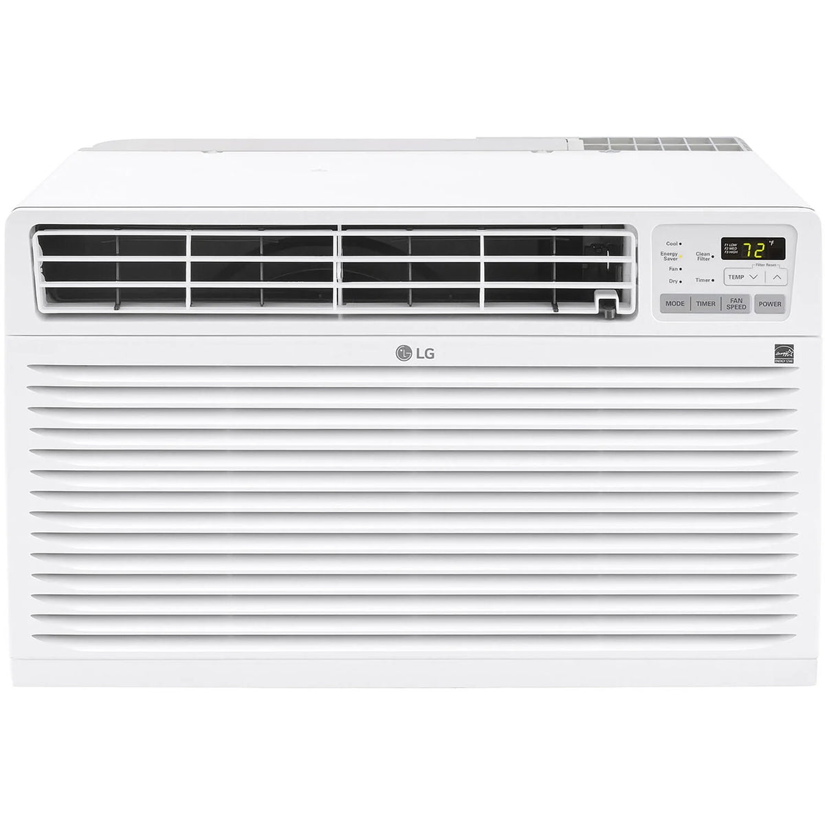 10,000 BTU 230-Volt Through-the-Wall Air Conditioner with Heater, White T205
