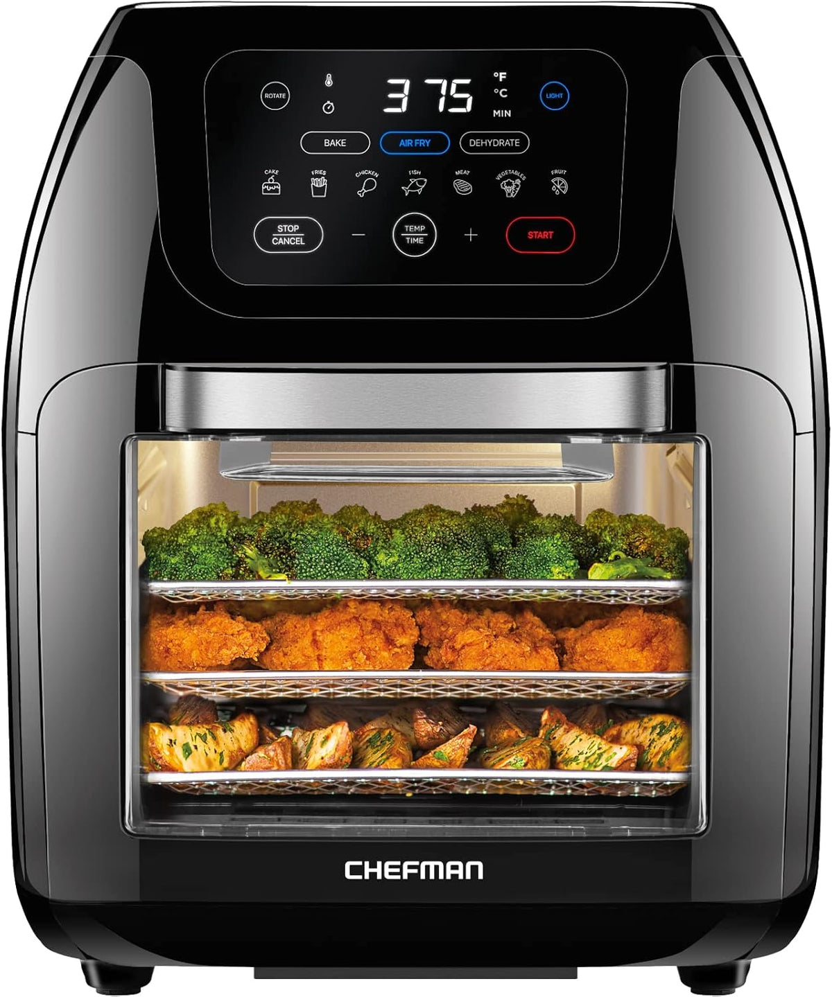 10L Air Fryer with Rotisserie and Dehydrator O658