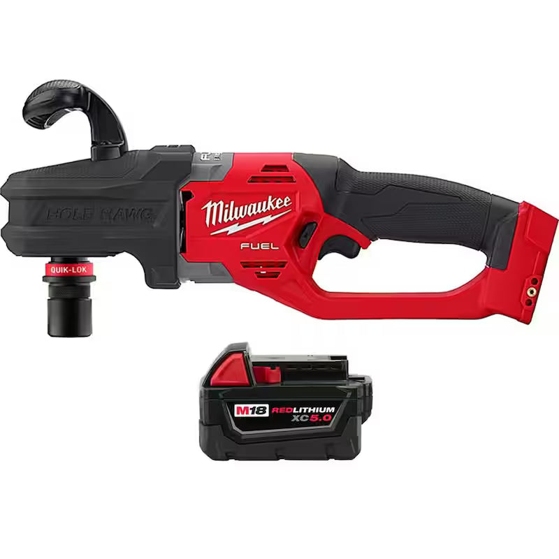 18-Volt Lithium-Ion Brushless Cordless 7/16 in. Right Angle Drill E449650