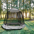 10’ x 10’ Black Mesh Screen Camping Tent Q607