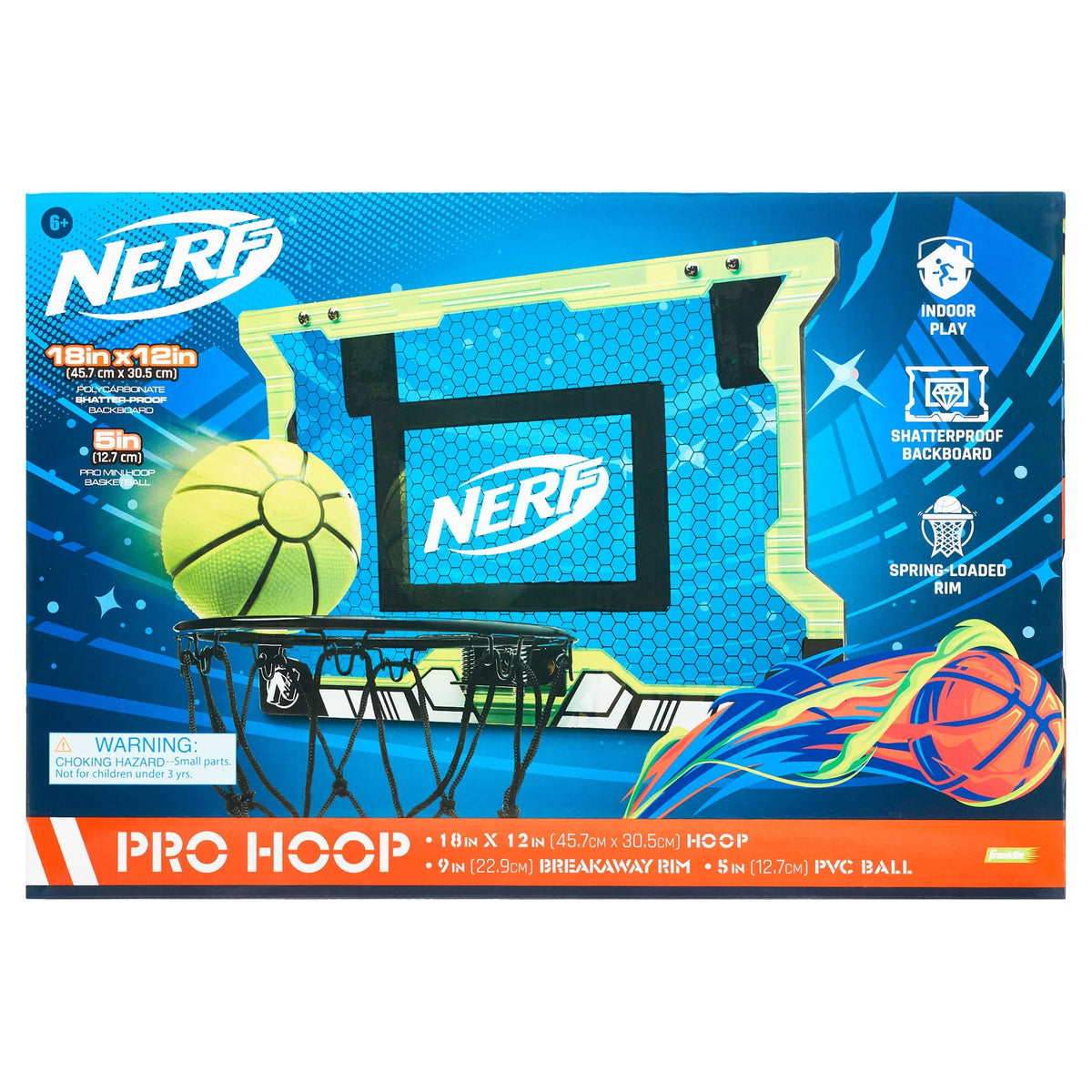 Over the Door Basketball Hoop with Mini Ball U9894