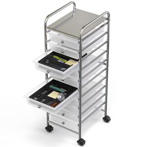 Black 2 Pack Drawer Organizer with 9 Adjustable Compartments L41201