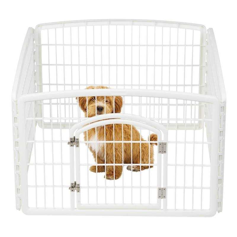 4-Panel Pet Playpen with Door B53425