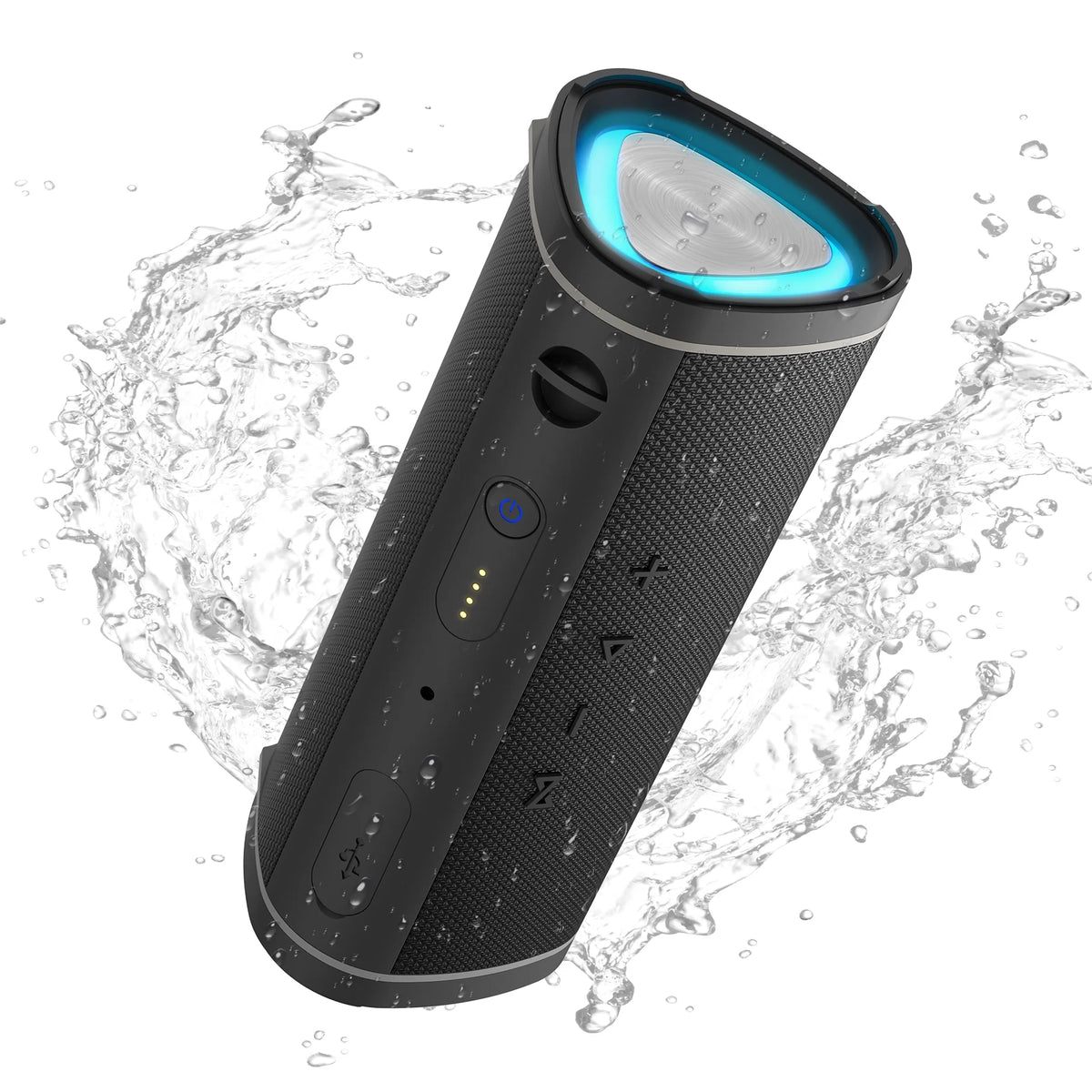 IPX6 Waterproof Portable Bluetooth Speaker with Subwoofer W94886