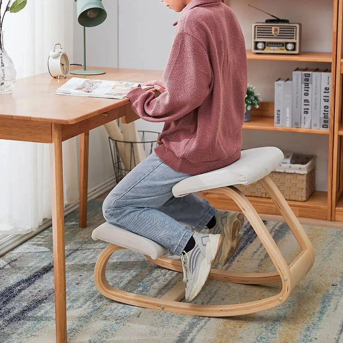 Ergonomic Kneeling Chair Stool with Thick Cushion G567