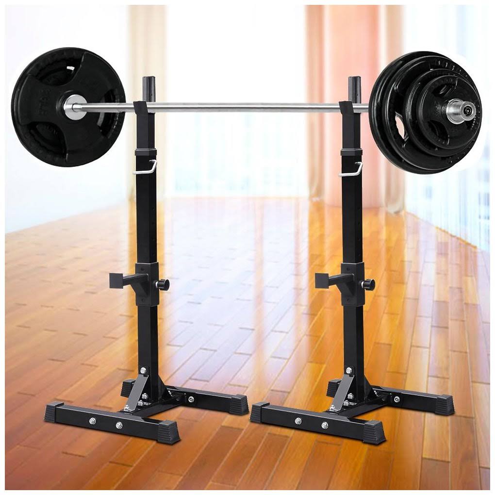 2pcs Adjustable Solid Steel Squat Stands V773