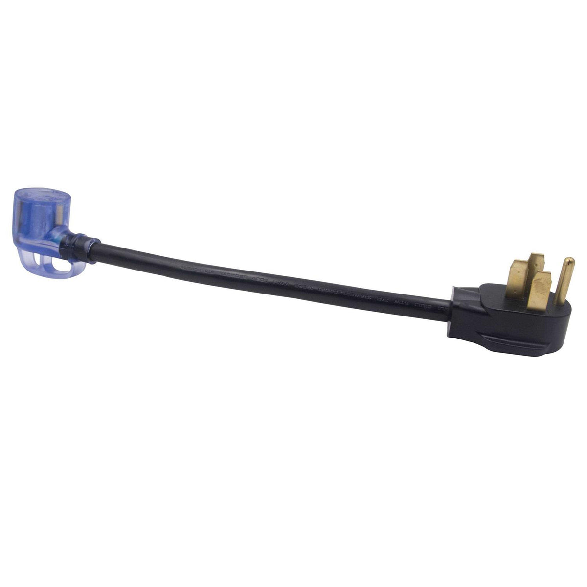 10/3 STW 50 to 30-Amp Universal RV Adapter Extension Cord with Lighted End A347869