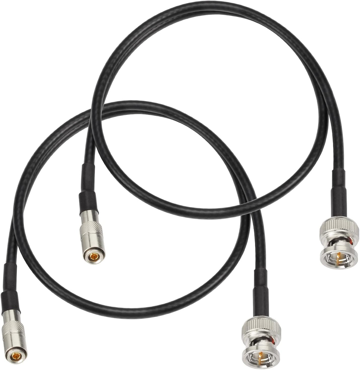HD SDI Cable BNC Cable, DIN 1.0/2.3 to BNC Male Cable, 15ft, Pack of 2 V709