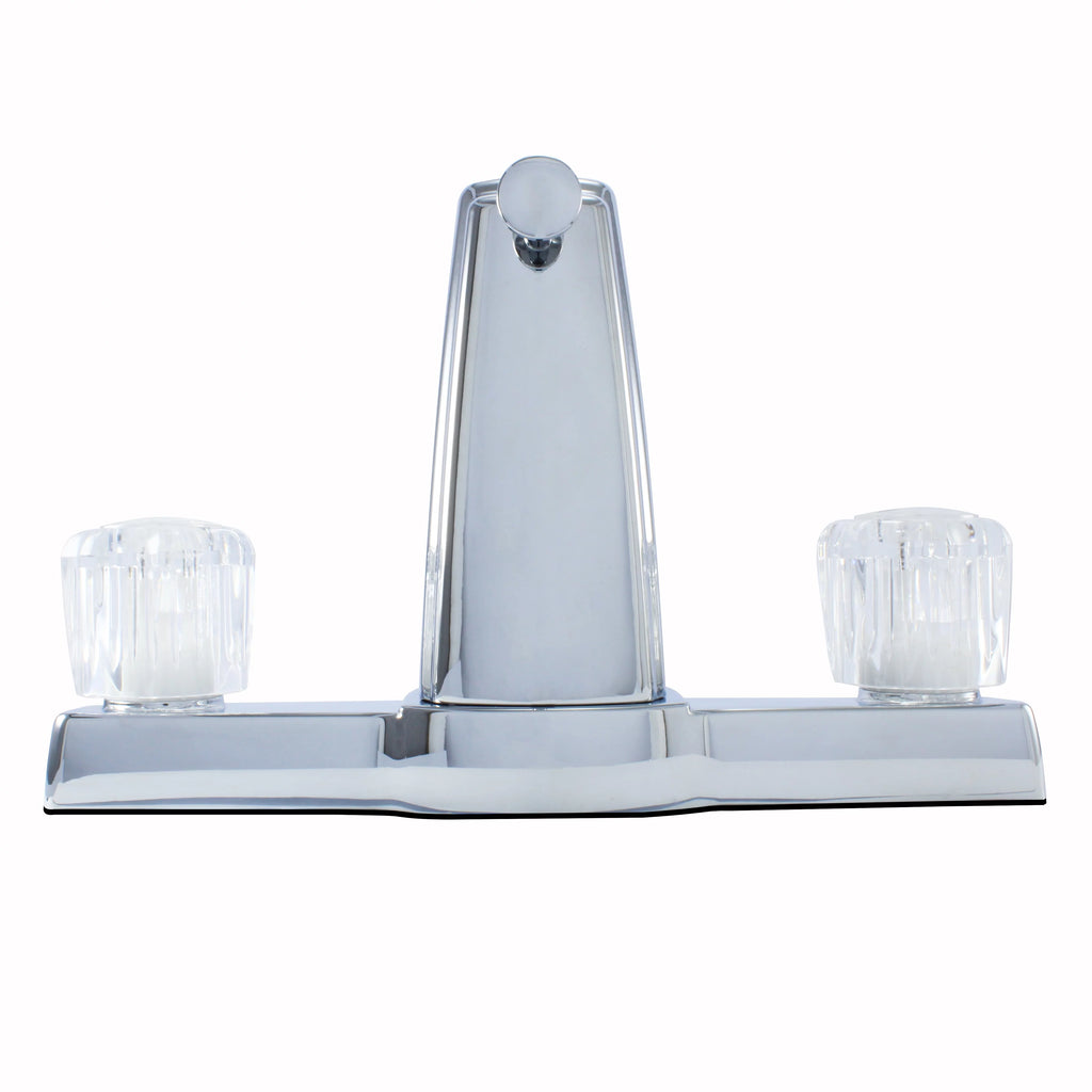 Chrome Plating Over ABS Plastic Double Handle Bath Faucet Tub Spout S72749