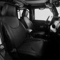 Red PU Leather Car Seat Covers for 2013-2017 Jeep Wrangler JK 4 Door L77632