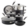 11 Piece Hard Anodized Nonstick Cookware Set Y16716
