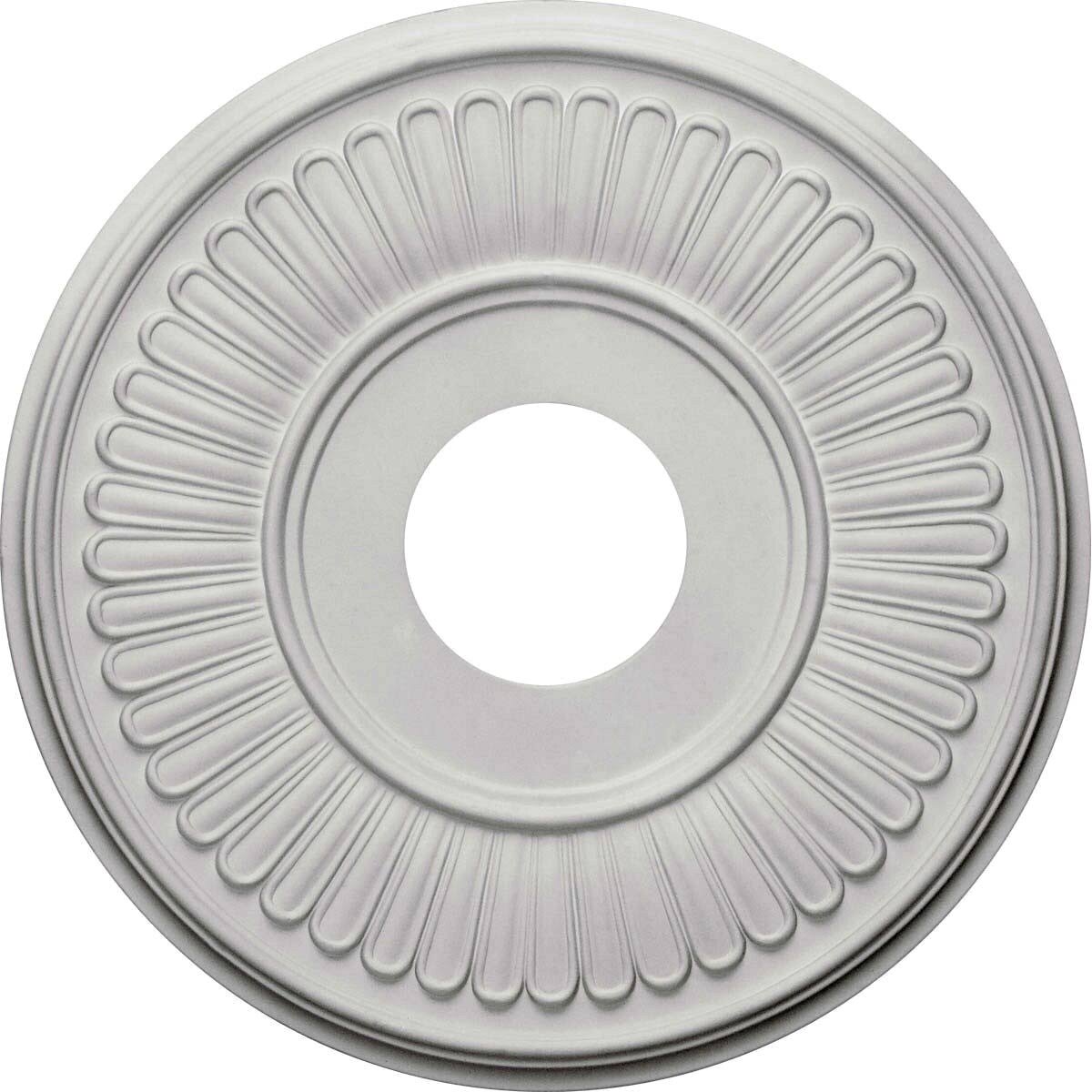 15 3/4x22OD x 3 7/8x22ID x 3/4x22P Hand-Painted Ceiling Medallion T506