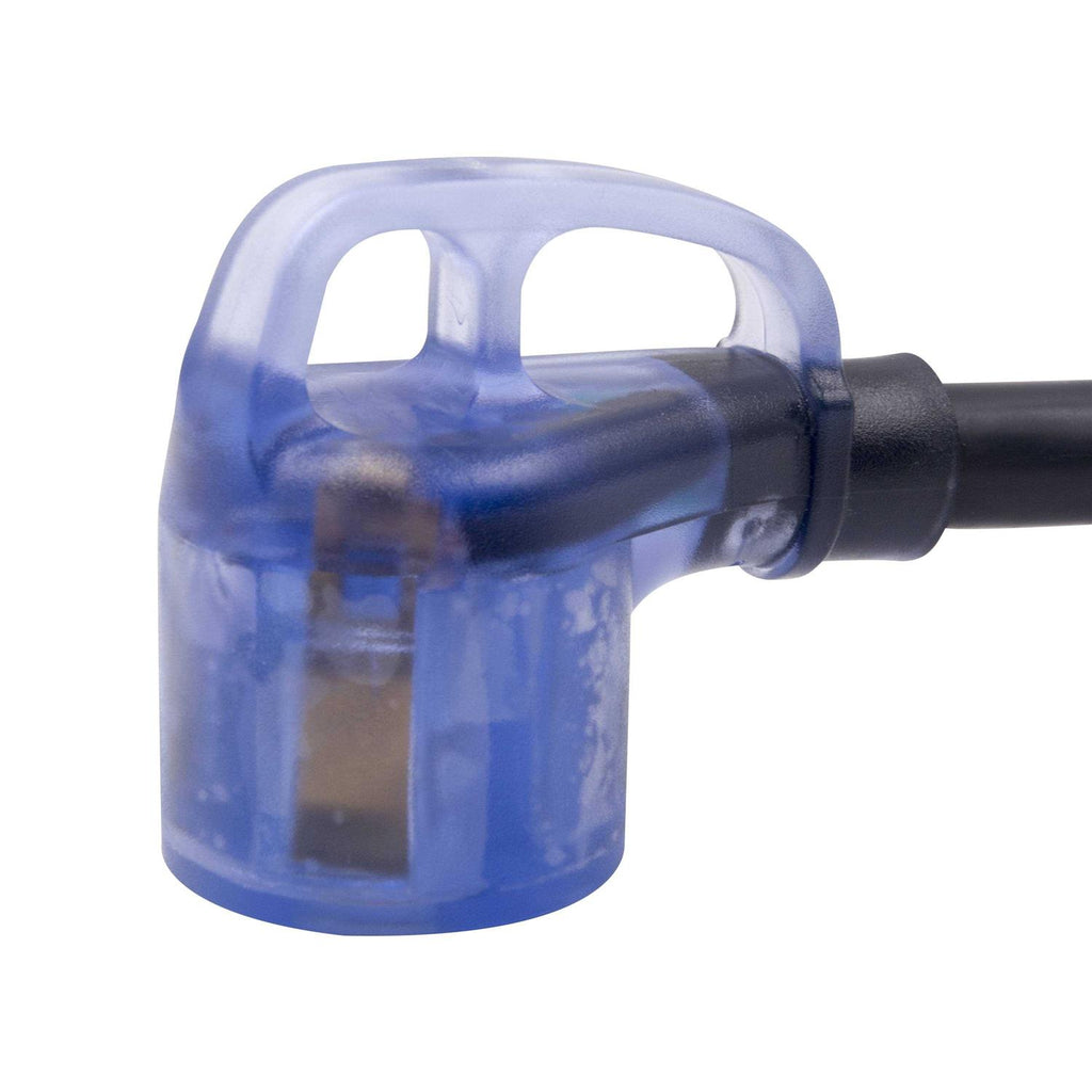 10/3 STW 50 to 30-Amp Universal RV Adapter Extension Cord with Lighted End A347869