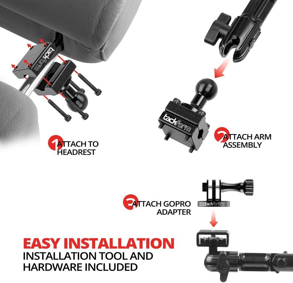 Headrest Mount for Action Cameras B752