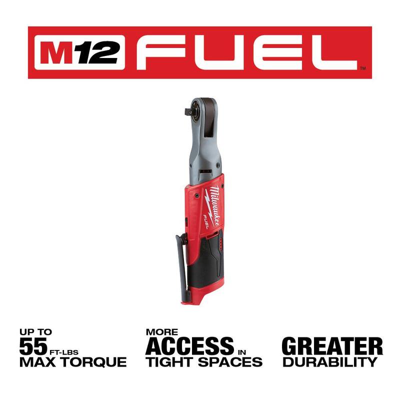 12V Lithium-Ion Brushless Cordless 3/8in. Ratchet & Extended Reach Ratchet W72291