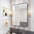 Brushed Metal Wall Mirror (24 x 36) W47752