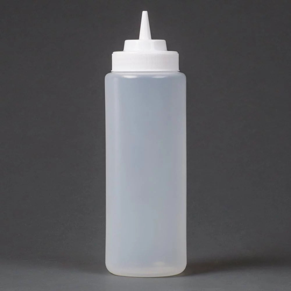 Wide Mouth Squeeze Bottles 32 Ounce 6 Pack V5392