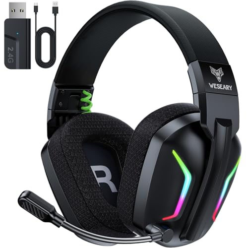 2.4GHz Wireless Gaming Headset with ENC Noise Canceling Microphone N901