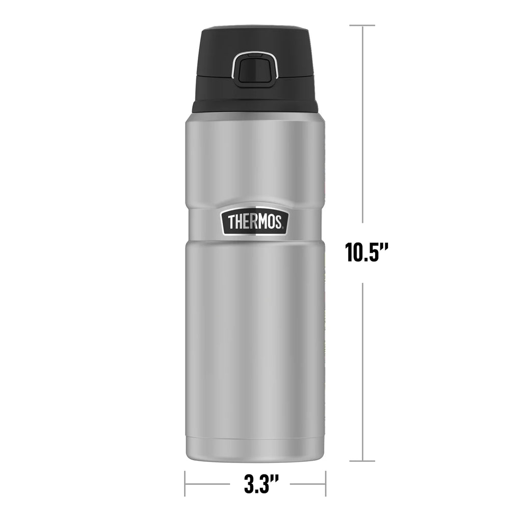 Stainless Steel Drink Bottle, Vacuum Insulated, Double Wall, 24oz H864839