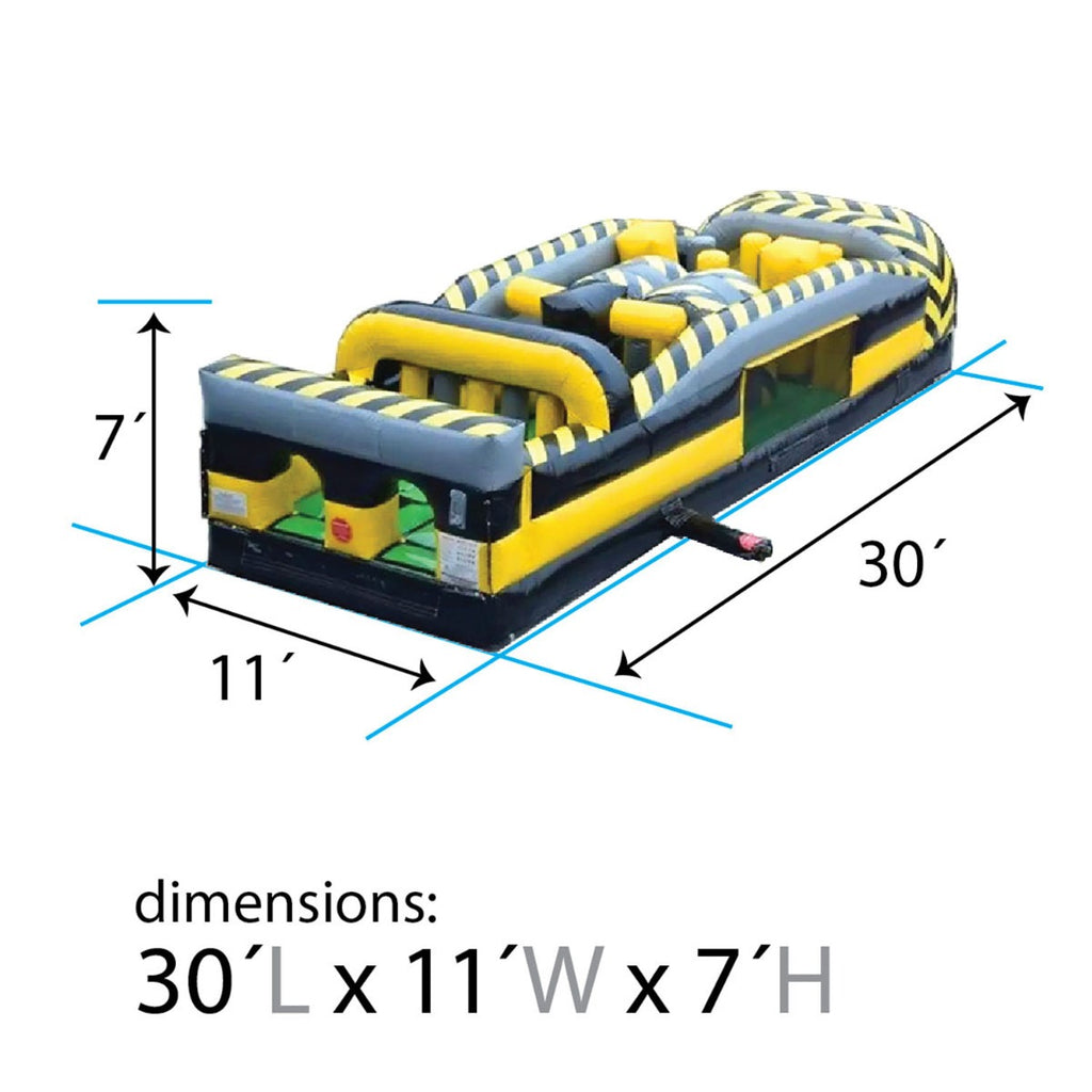 Inflatable Obstacle Course, 30' O864
