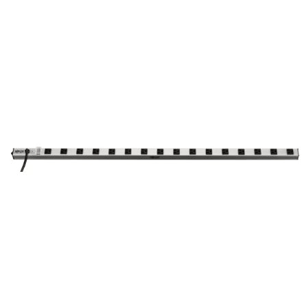 16 Outlet Surge Protector Power Strip, 15ft Cord, Metal J5800