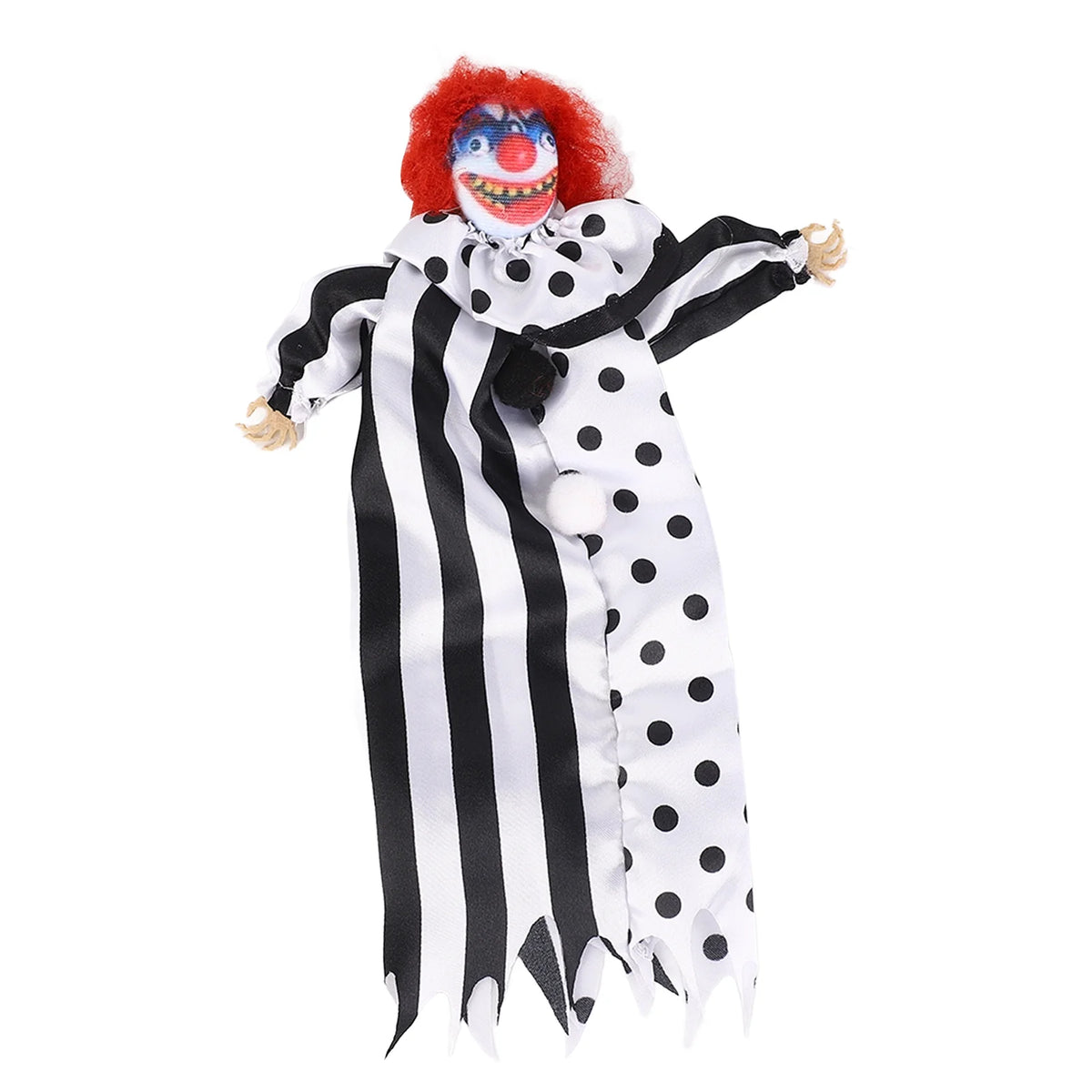 Hanging Clown Doll Decoration Black Approx. 25X15cm O588090