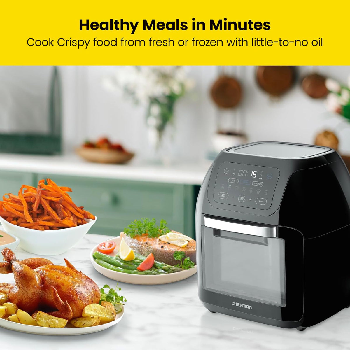 10L Air Fryer with Rotisserie and Dehydrator O658