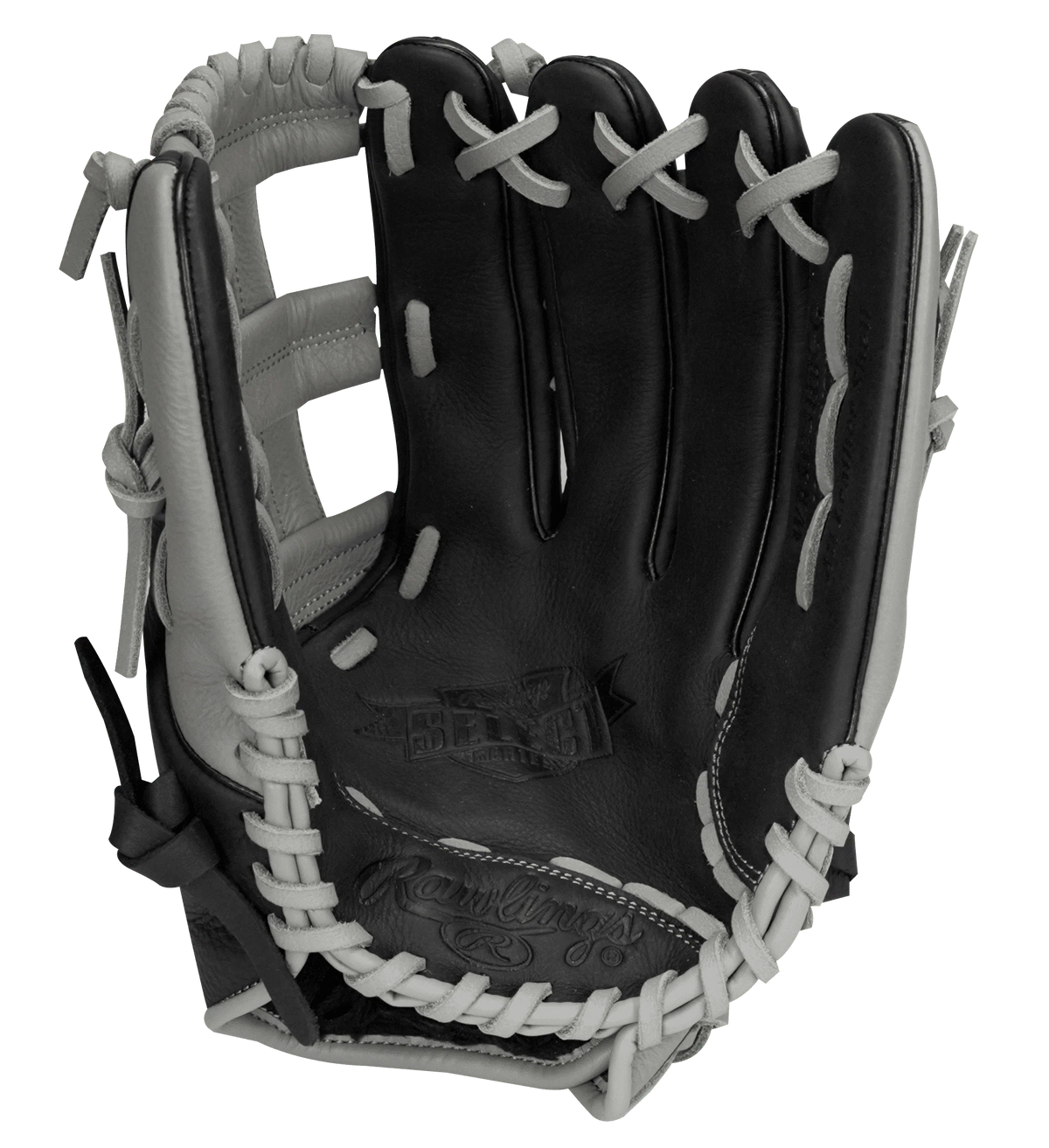 12.5 In. Black and Gray Baseball Gloves and Mitts T5309