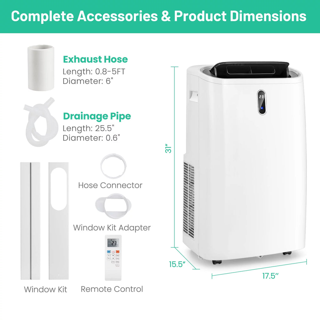 12000 BTU Portable Air Conditioner W76556