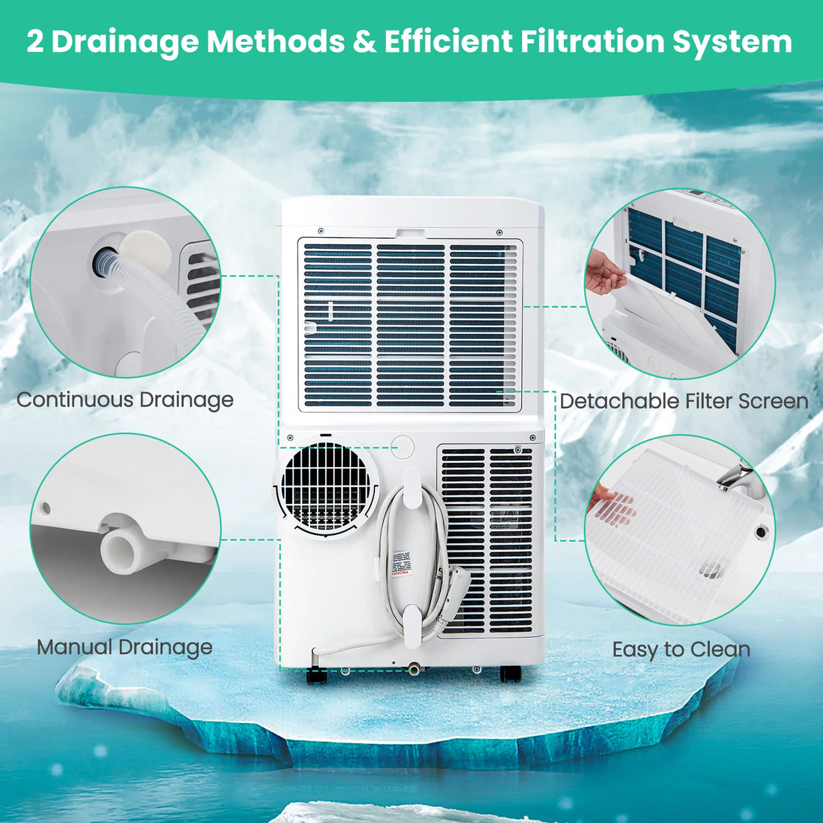 12000 BTU Portable Air Conditioner W76556