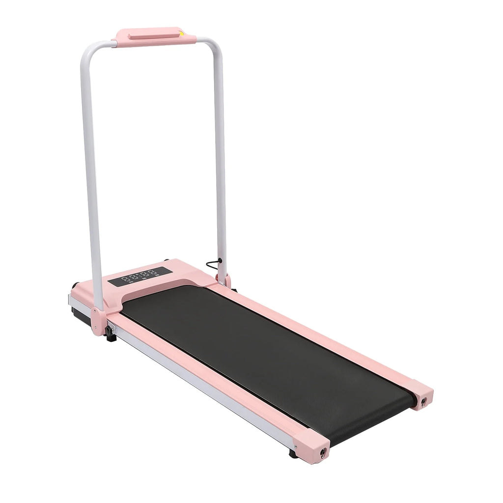 2HP Folding Treadmill with Remote Control and LED Display Q58459