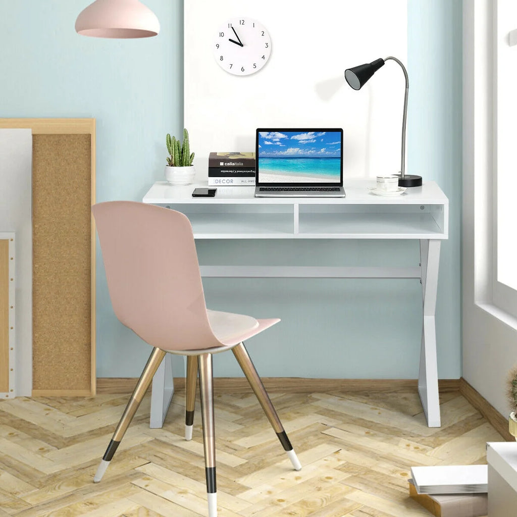 Modern Computer Desk Writing Desk Vanity Table with Storage W11936