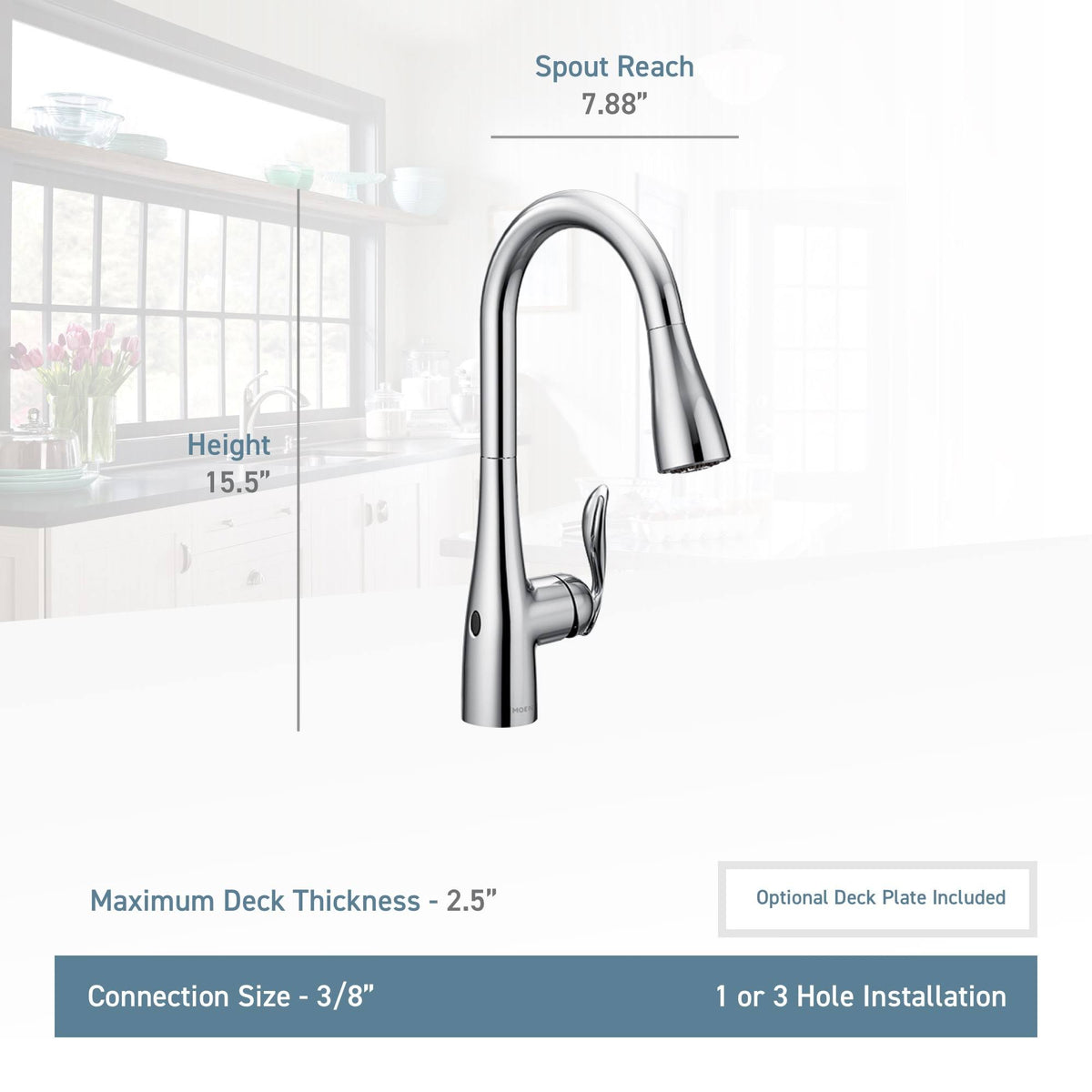 Chrome Kitchen Faucet Q542993