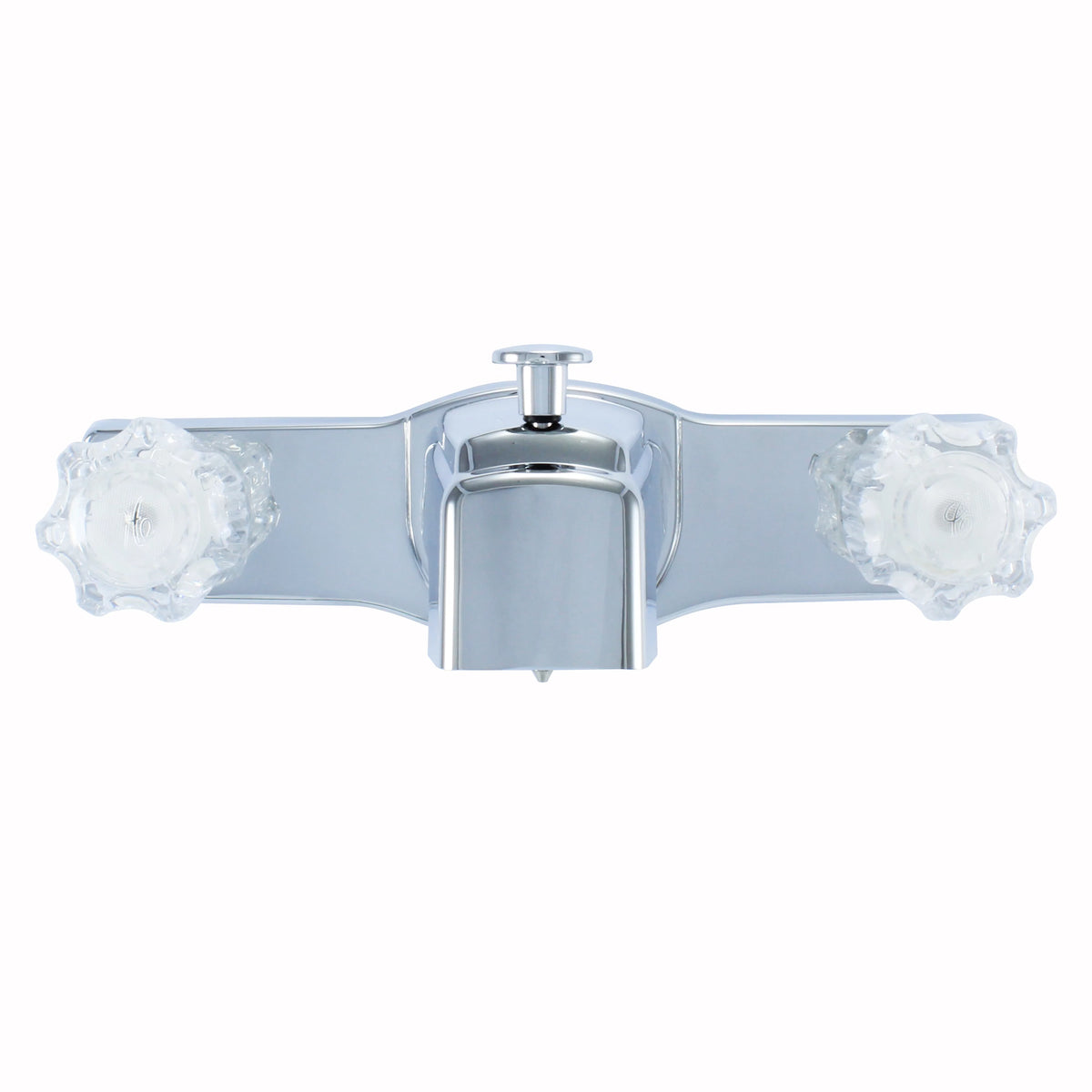 Chrome Plating Over ABS Plastic Double Handle Bath Faucet Tub Spout S72749