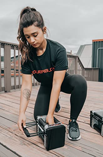 70-90 lb. Dumbbell Kit, Durable Steel Black Adjustable Dumbbell U10245