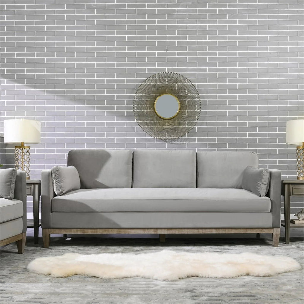 Modern Farmhouse Sofa Opal Gray X154