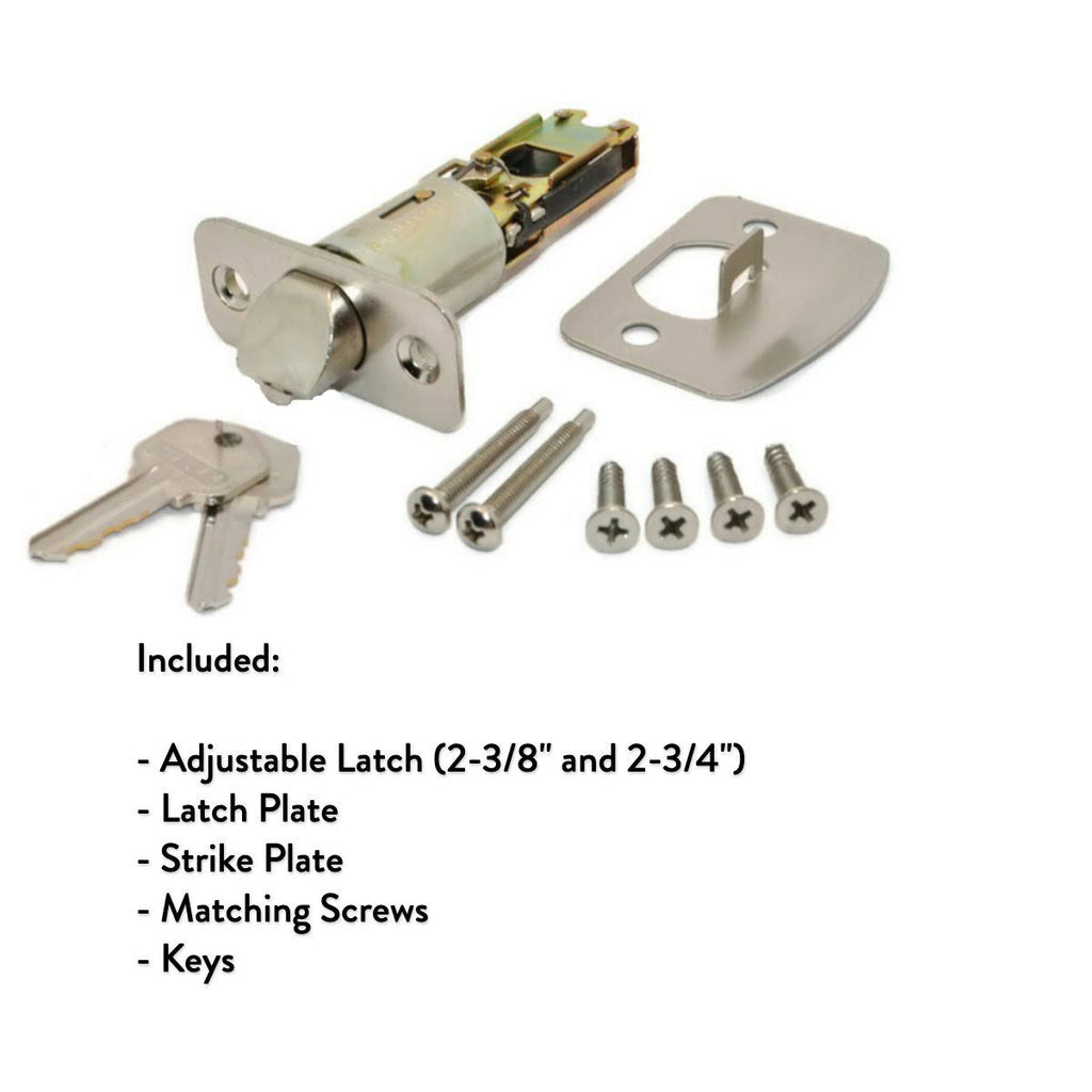 Satin Nickel Entry Door Lever L82915