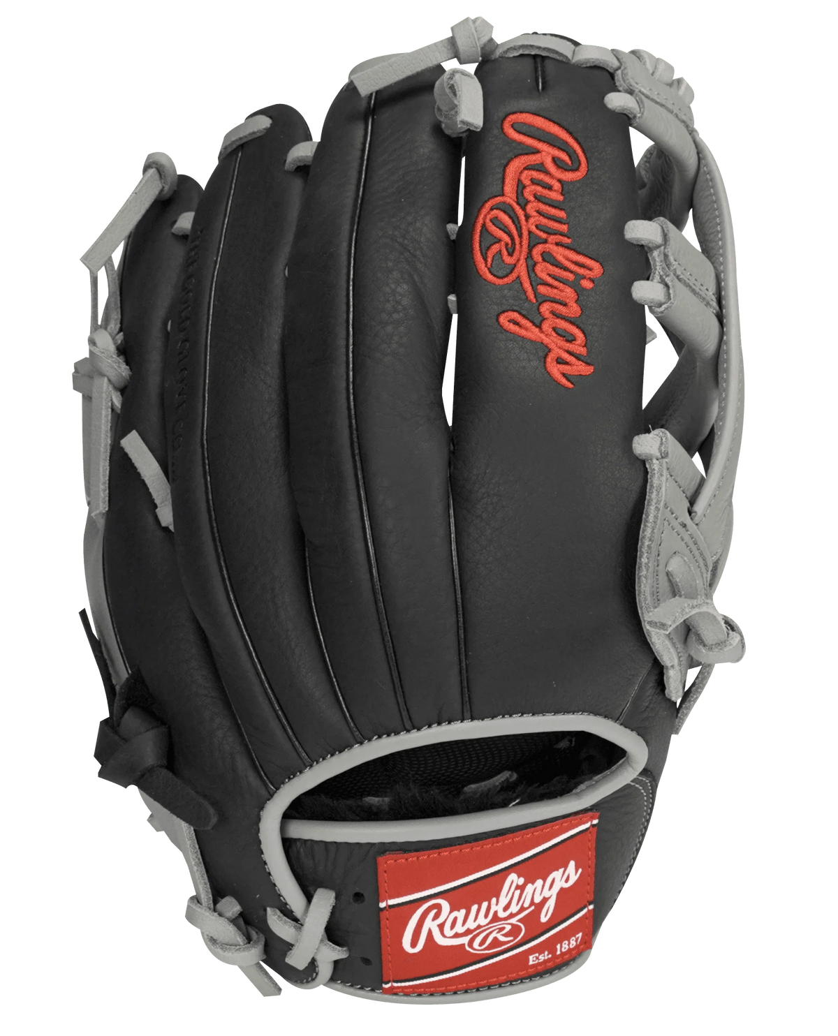 12.5 In. Black and Gray Baseball Gloves and Mitts T5309