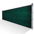 Green Privacy Fence Screen HDPE Mesh with Reinforced Grommets E63397