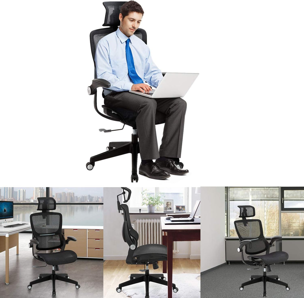 Ergonomic Mesh Office Chair with 3D Lumbar Support D7047
