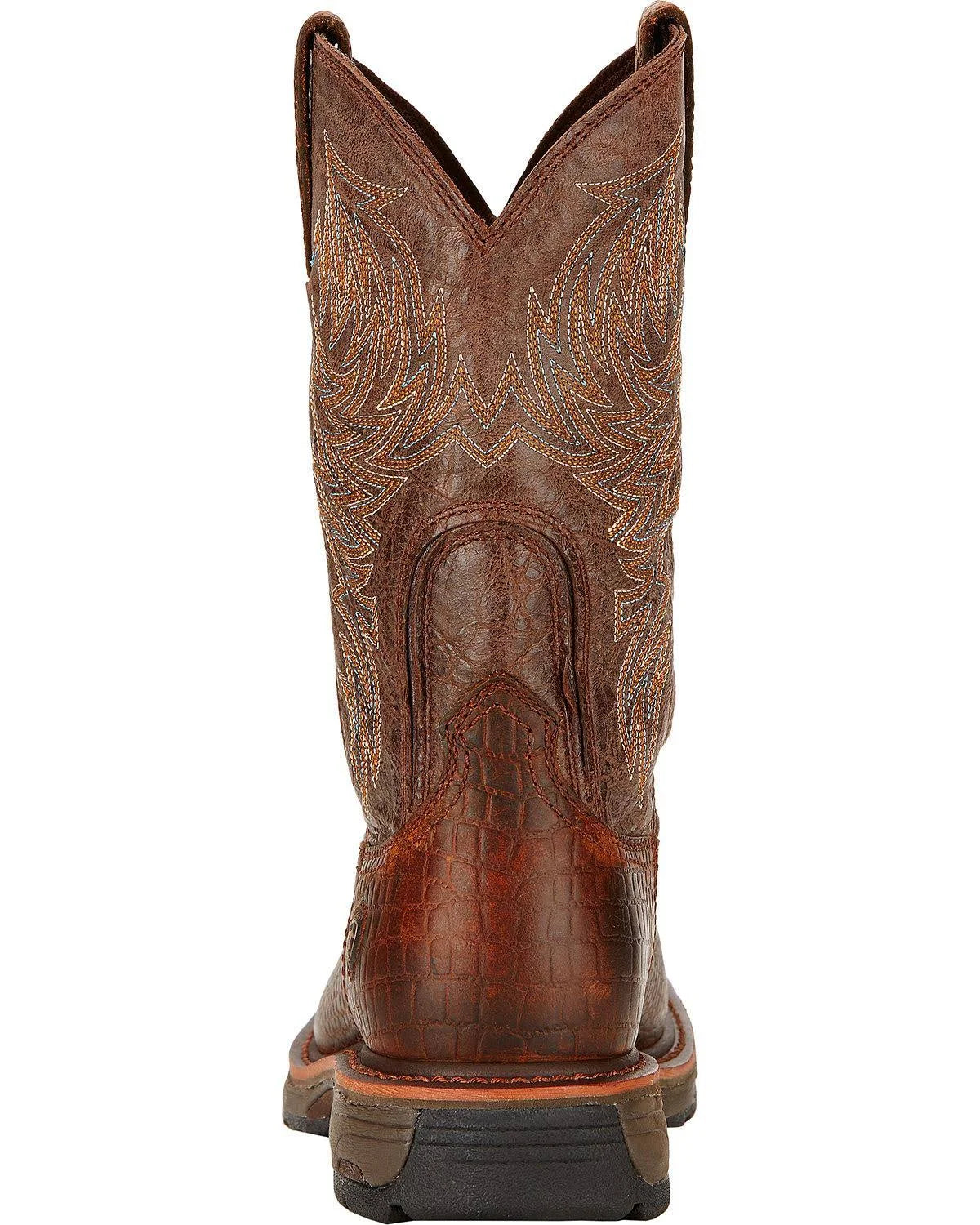 Brown Wide Work Boots X30303