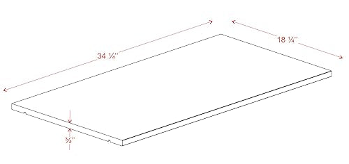 100% Solid Wood Shelf, Black T33570