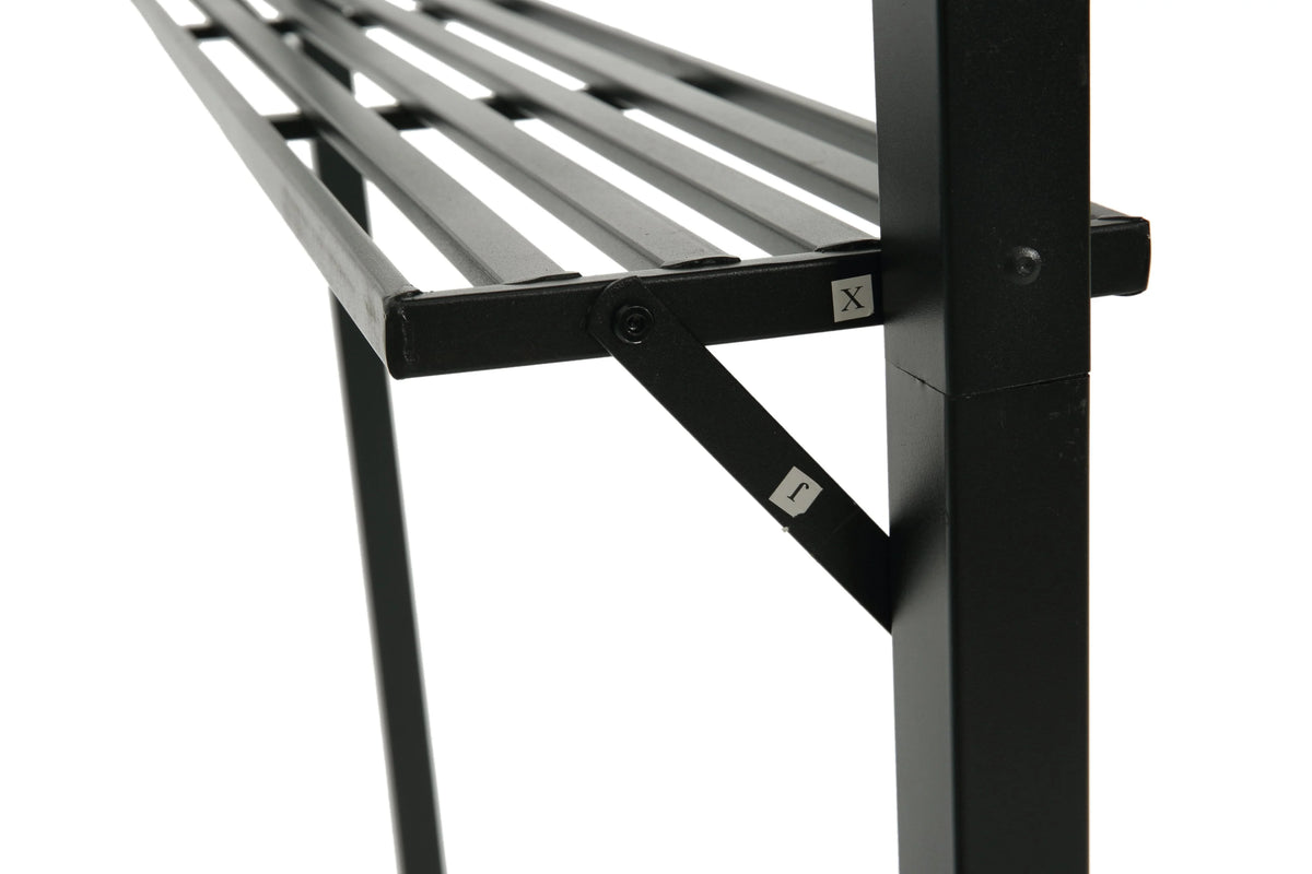 Grey Steel Frame Grill Gazebo Canopy with Bar Counters T1545
