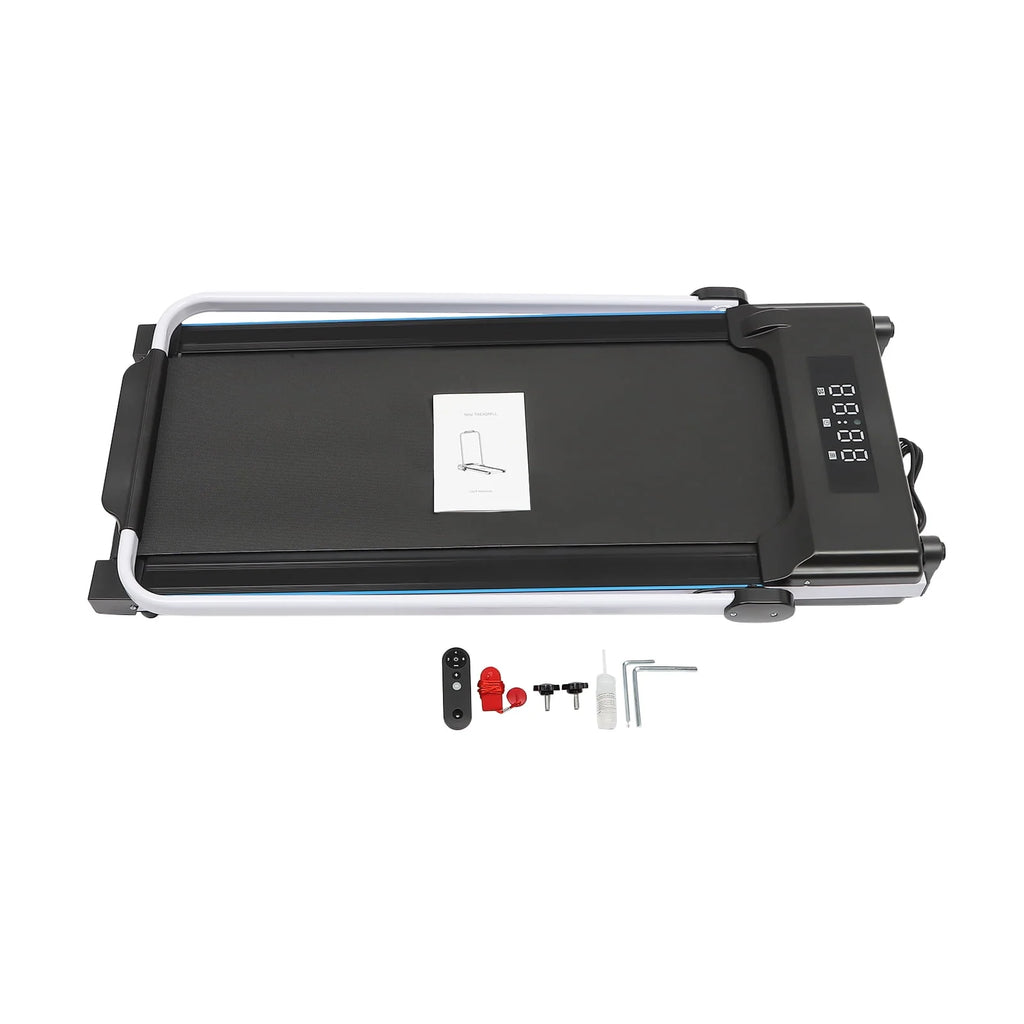 2HP Folding Treadmill with Remote Control and LED Display Q58459