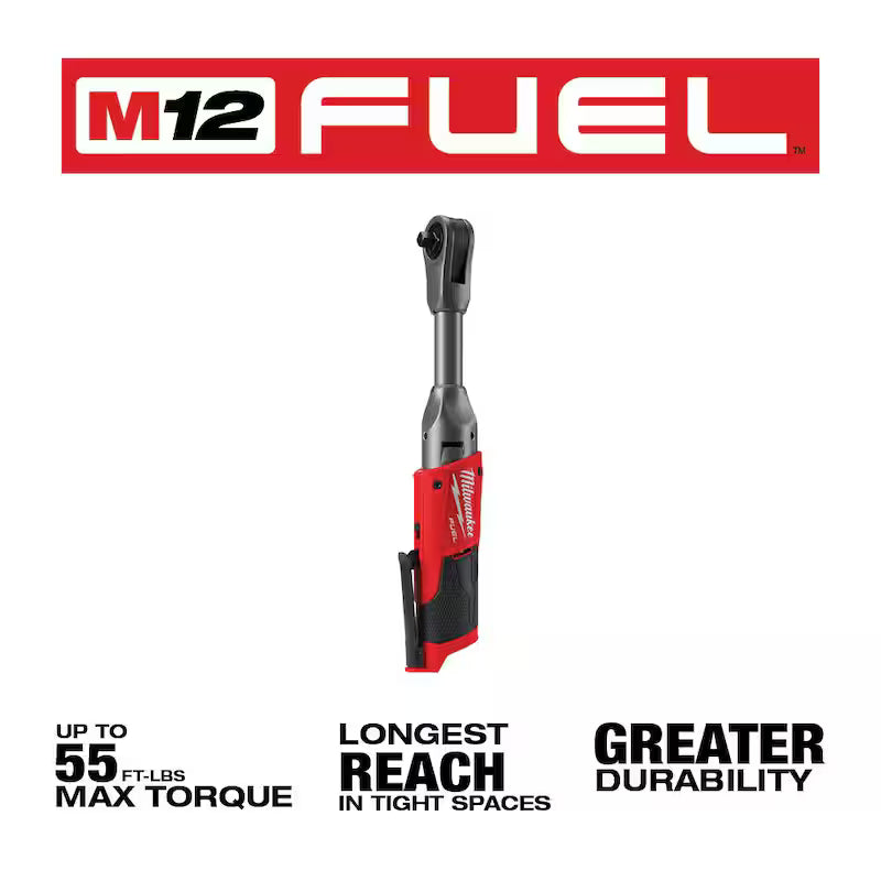 12V Lithium-Ion Brushless Cordless 3/8in. Ratchet & Extended Reach Ratchet W72291