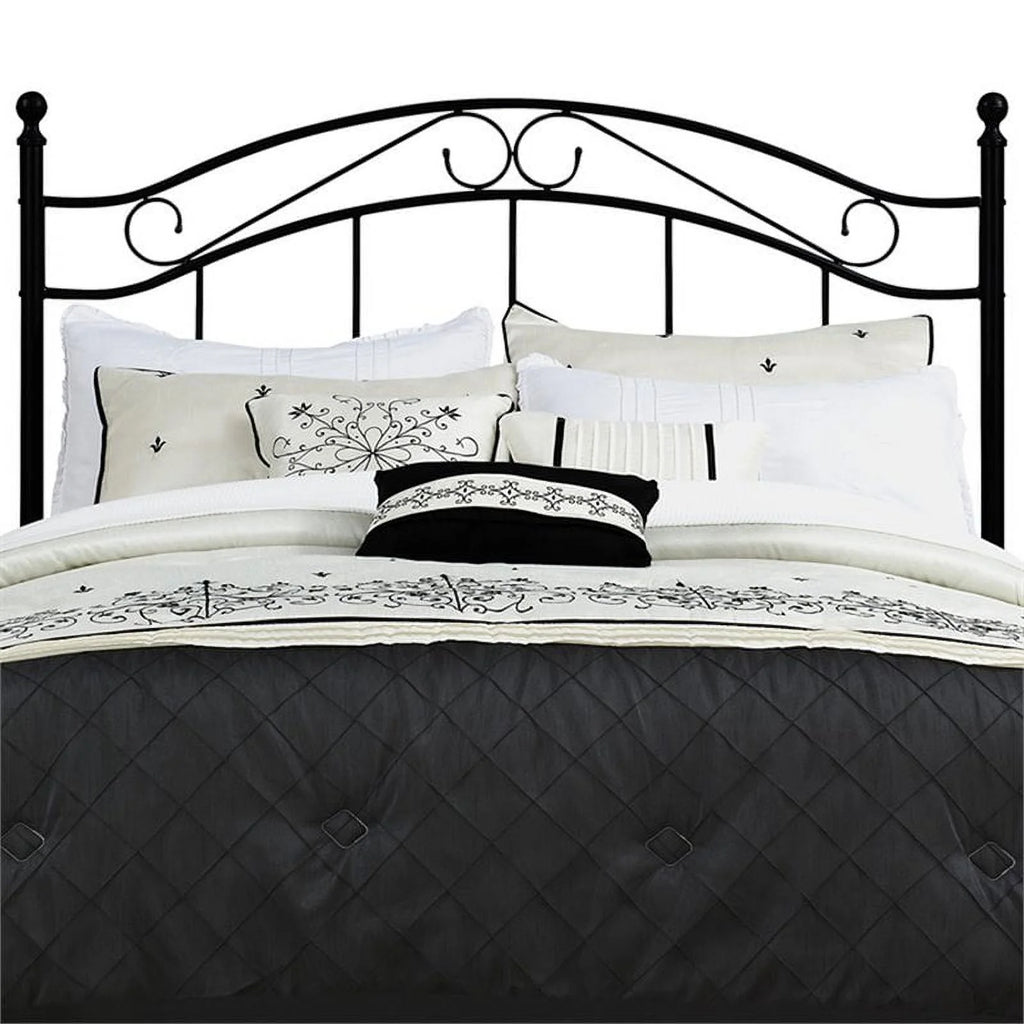 Black Full Queen Metal Spindle Headboard G473544