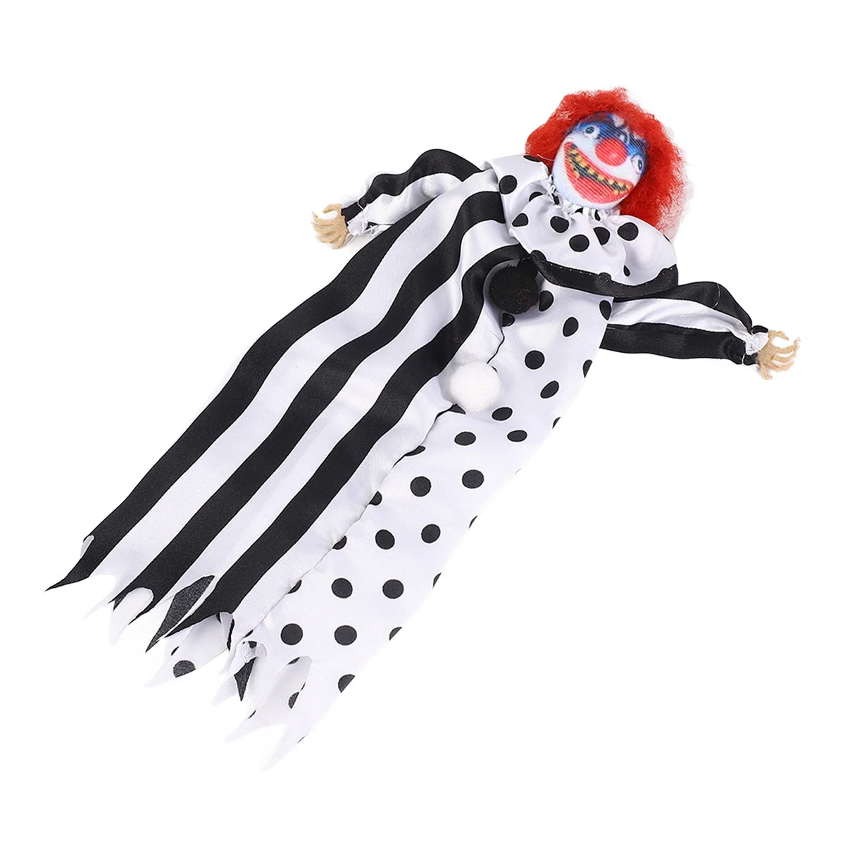 Hanging Clown Doll Decoration Black Approx. 25X15cm O588090