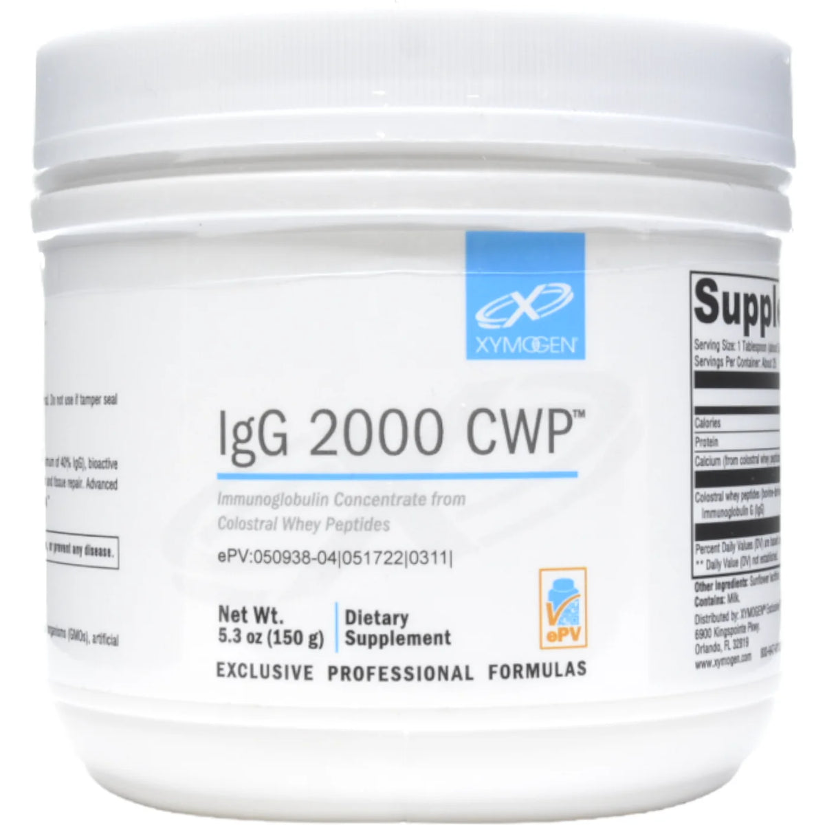 IgG 2000 25 servings O58224